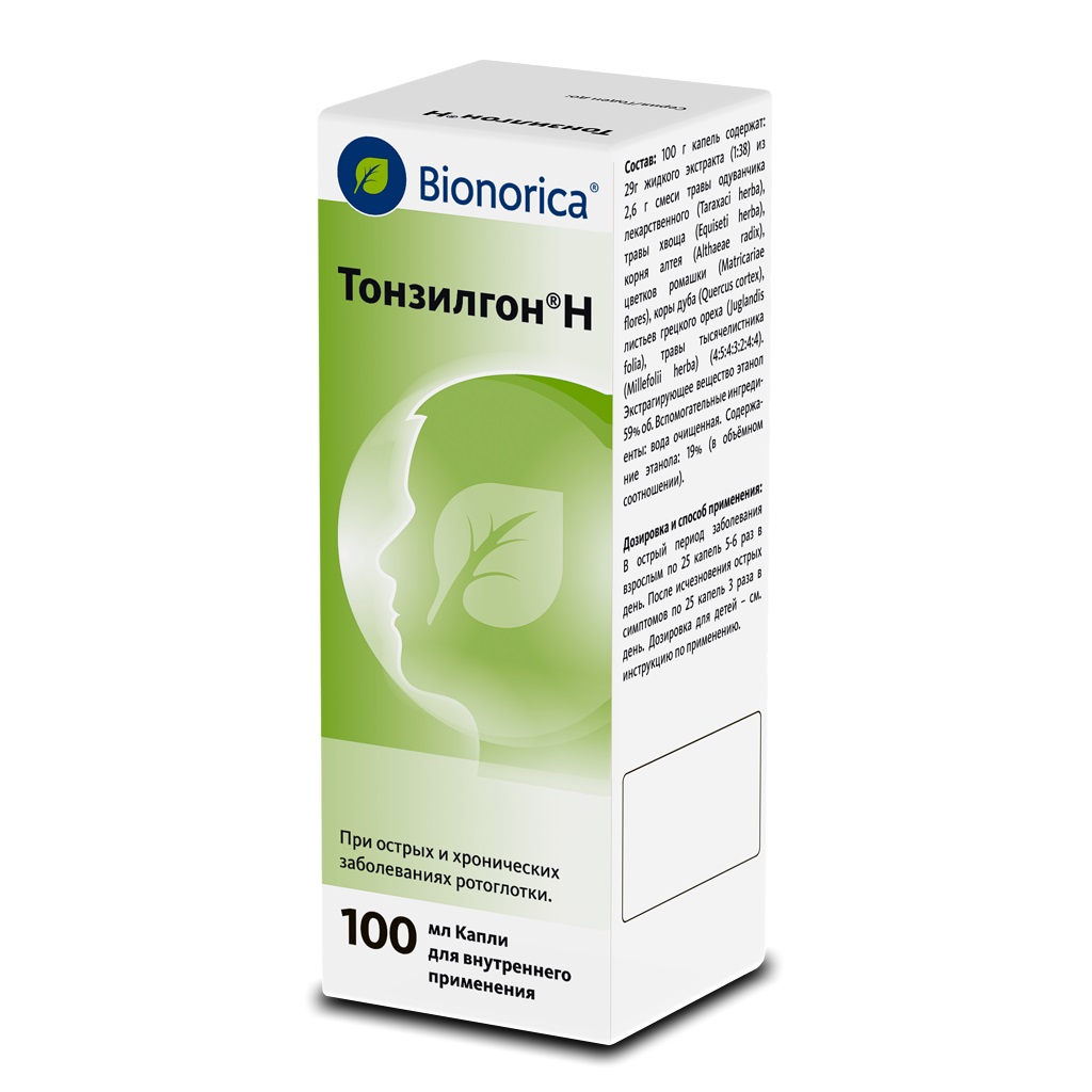 Тонзилгон 100мл дусал Bionorica | City Pharm